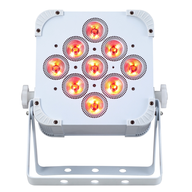 Flat Par Light:Battery, Wireless, Remote Control, RGBWA-UV 6-in-1